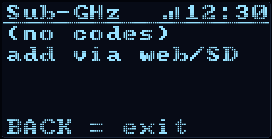 Sub-GHz app